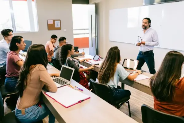 University Students in Classroom