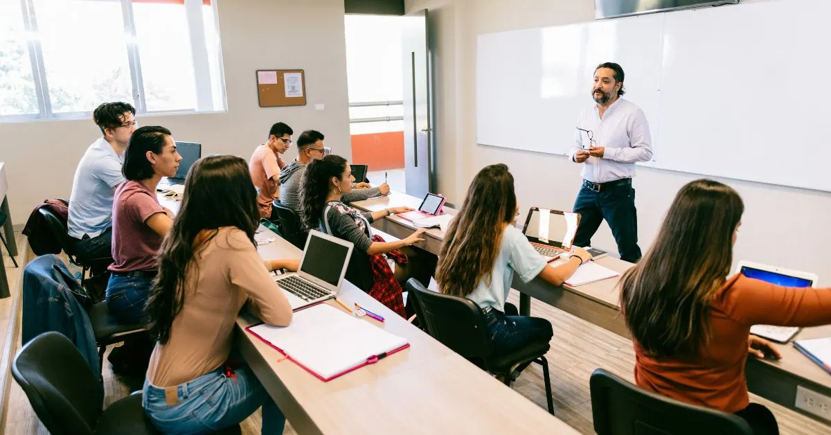 University Students in Classroom